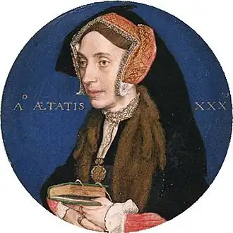 Margaret Roper, schilderij van Hans Holbein de Jonge, tussen 1535 en 1536