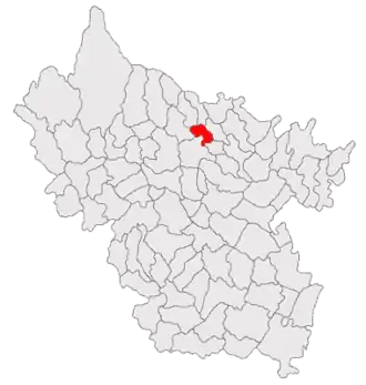 Kaart van Mărgăritești