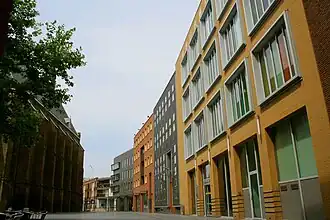 Mariënburgplein Nijmegen met in het midden de RAN