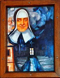 De Z. Zuster Maria Euthymia, schilderij door Leonard Klosa