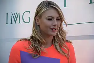 Winnares in het enkelspel, Maria Sjarapova