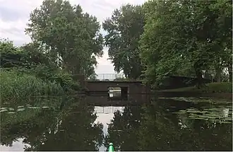 De Maria Woesthovenbrug gezien naar het zuiden, mei 2018