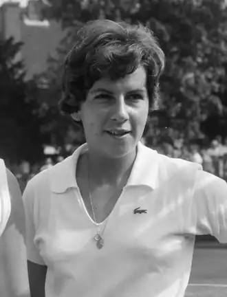 Maria Bueno in 1964 te Hilversum