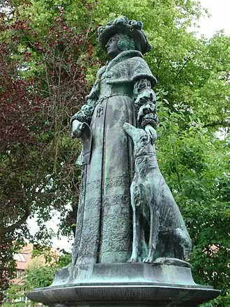 Standbeeld van Maria von Jever (1500-1575)