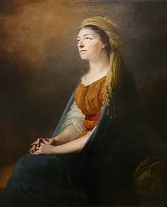 Maria Wirtemberska, geschilderd door Heinrich Friedrich Füger (1795).