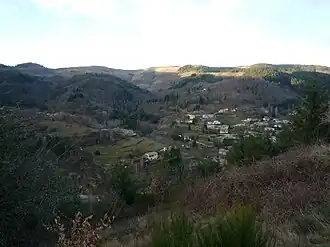 Mariac gezien vanuit Chaussinand