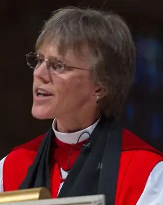 Mariann Budde bij de herdenking van Neil Armstrong