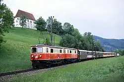 Trein bij Kirchberg an der Pielach.