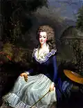 Portret van de volwassen Marie Antoinette