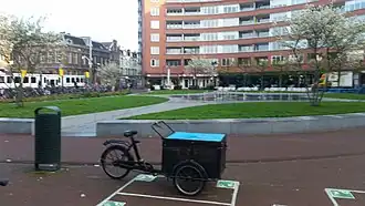 Marie Heinekenplein na opknapbeurt 2017 (april 2018)