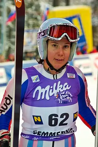 Marie Marchand-Arvier in Semmering, december 2008