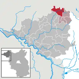 Kaart van Marienfließ