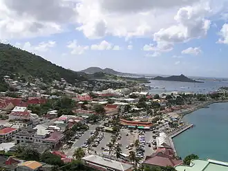Panorama van Marigot