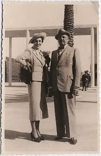 Benedetta en Filippo Marinetti in 1937