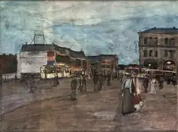 Het Gevers Deynootplein te Scheveningen (ca. 1900-1910)