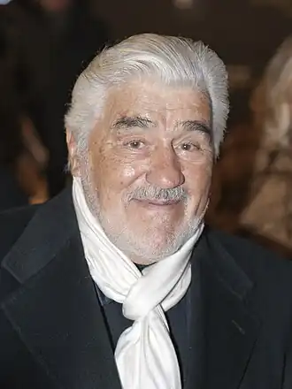 Mario Adorf tijdens première True Grit op het Berlin Film Festival 2011.