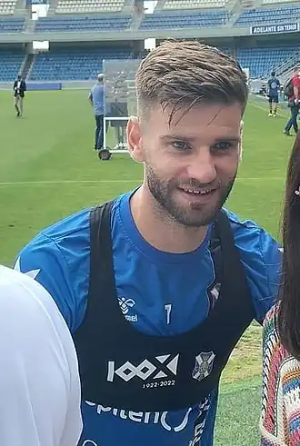González op training bij CD Tenerife.