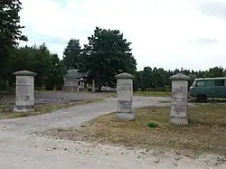 Resten van een Sovjet-legerbasis bij Kõruse