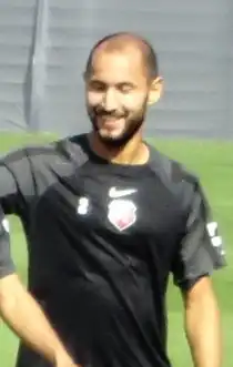Van der Maarel tijdens een training van FC Utrecht in 2022