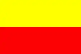 Basismarkering van Streekpaden: geel-rood