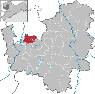 Kaart van Markkleeberg