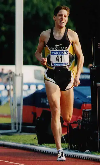Marko Koers op de Papendal Games in 1997