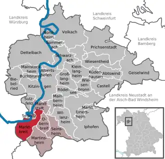 Kaart van Marktbreit