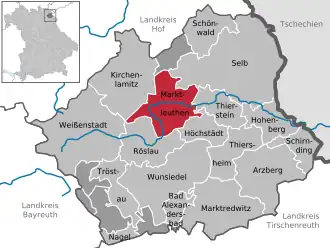 Kaart van Marktleuthen