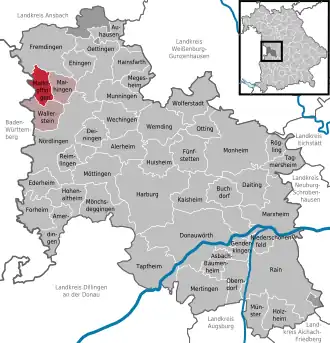 Kaart van Marktoffingen