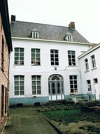 Binnentuin van het Huis De Baere