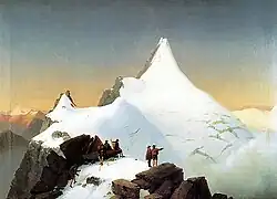 Großglockner von Hohenwartscharte, 1857