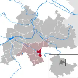 Kaart van Markvippach