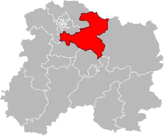 Locatie van het kanton