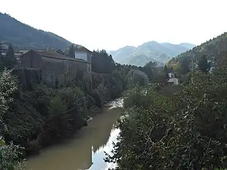 De Lamone in de gemeente Marradi