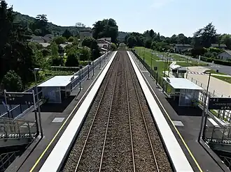 Zicht richting Mussidan