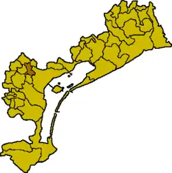 Locatie van Martellago in Venetië (VE)