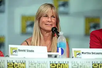 Martha De Laurentiis op de San Diego Comic Con International 2014