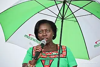 Presidentskandidaat Martha Karua in 2012