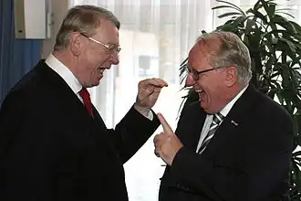 Hans Hillen (links) samen met Martin Zijlstra