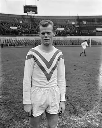 Martin Koeman voor Blauw-Wit, 14 januari 1962