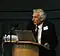 Martin Rees geeft een lezing bij Jodrell Bank