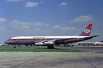 DC 8 van Martinair, vergelijkbaar met het verongelukte toestel