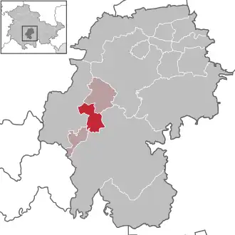 Kaart van Martinroda