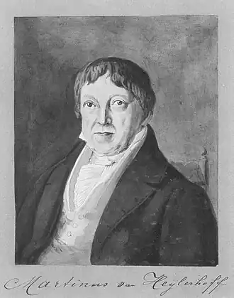 Portrettekening toegeschreven aan Jan Brabant, vermoedelijk gebaseerd op ouder schilderij (1854?)