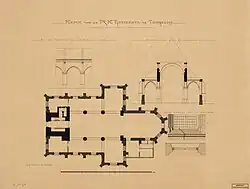 Plattegrond, Rijksdienst Monumentenzorg, 1888