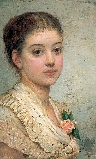 Portret van Mary Angela Dickens (1882) door Kate Perugini