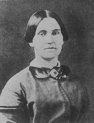 Mary Surratt, gefotografeerd door Mathew Brady.