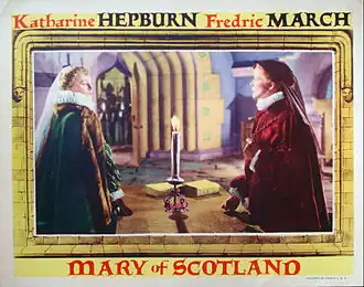 Advertentie voor Mary of Scotland