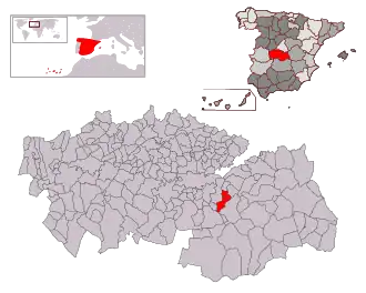 Kaart van Mascaraque