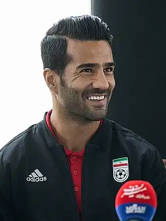 Shojaei in 2018 als speler van Iran